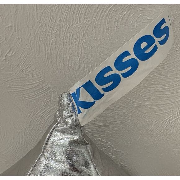 Hershey Kiss Silver Plush Chocolate Hershey Park 2023 NWT - Picture 3 of 8